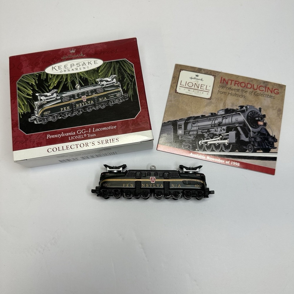 Hallmark Pennsylvania GG-1 Locomotive‎ Lionel Train Keepsake Ornament 1998